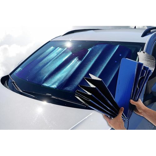 Pare Soleil Avant Thermique Et Anti Uv Tiny, Ete Et Hiver, Garde La Voiture Au Frais, Facile À Installer, Super Résistant, O[48]