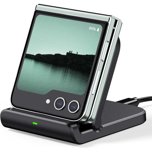 Chargeur Induction Pour Samsung Z Flip 6, 501s, Pliable Chargeur Sans Fil Pour Samsung Galaxy Z Flip 6/5/4/3, Station De Charge Pour Z Flip/Razr 50[H535]