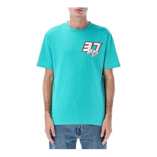 T-Shirt Homme Pedro Acosta 37 - Motorbike Moto Gp Officiel Homme Bleu Vert