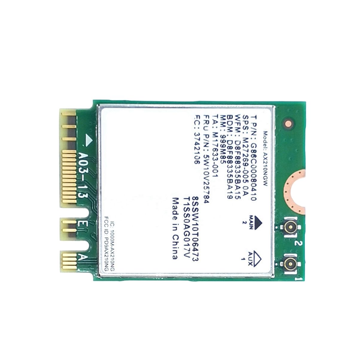 Carte WiFi AX210 Carte RSeau AX210NGW Dual Band 2.4Ghz/5G W... - 4