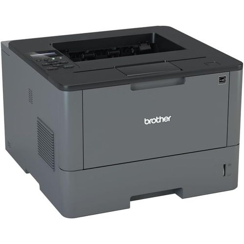 MONDODIGITALE-Hl-L5000D Imprimante Laser - Monoch - Performance Et Productivité - Design Robuste Et Résistant - A4 - Impression Recto-Verso, Noir
