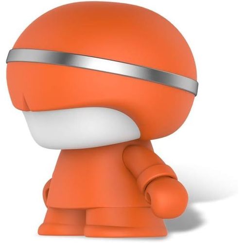 MONDODIGITALE-Mini Enceinte Bluetooth Portable Mini Xboy-Mini Enceinte Portable Lumineuse Led-Son Puissant 360° Télécommande Selfie Intégrée (Orange)
