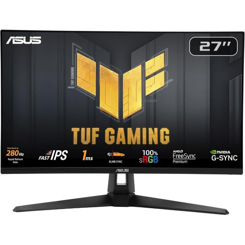 MONDODIGITALE-Tuf Gaming Vg279Qm1A \U2013 Moniteur Gaming 27"" Full Hd (1920X1080), 280Hz(Oc), Fast Ips, Elmb Sync, 1Ms (Gtg), Freesync Premium, Compatible G-Sync, Variable Overdrive, 100% Srgb, Hdr