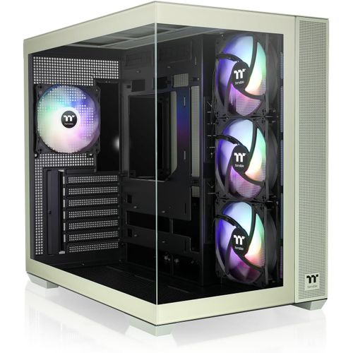 MONDODIGITALE-View 380 Tg Argb | Mid Tower Chassis | Matcha Green