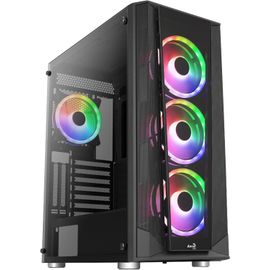 MONDODIGITALE-Boîtier Moyen Tour Atx Prism V3 Rgb Avec Panneau Vitré, Noir Prismbkv3