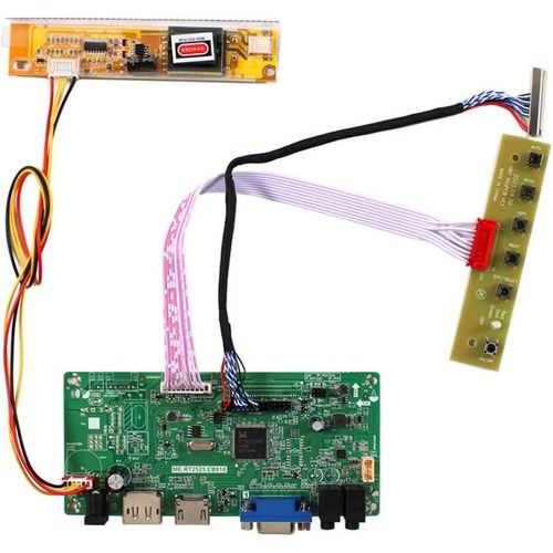MONDODIGITALE-Hd-Mi Carte Contrôleur Vga Dp Lvds Pour Écran Lcd 15,6"" N156B3-L01 N156B3-L02 Claa156Wa01A Ltn160At01 1366X768 1Ccfl 30 Broches