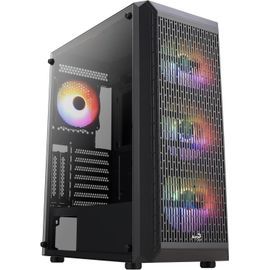 MONDODIGITALE-Boîtier Moyen Tour Atx Beam V2 Rgb Avec Panneau Vitré, Noir