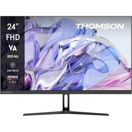 MONDODIGITALE-24 Pouces Moniteur Full Hd, Fréquence De Rafraîchissement De 100 Hz, Panneau Va, Contraste 4000:1, Hdmi, Low Blue Light, Montage Vesa 75X75, Noir, M24Fb2Y14