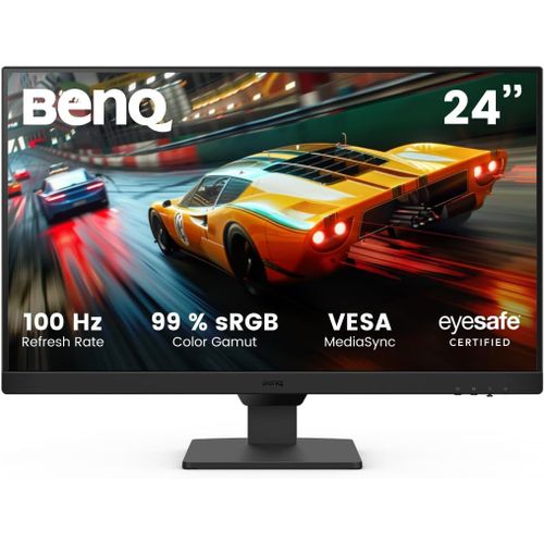 MONDODIGITALE-Gw2490E 24 Pouces Écran Gaming, 100Hz, Full-Hd, Ips, Eye-Care, Hdmi, Dp