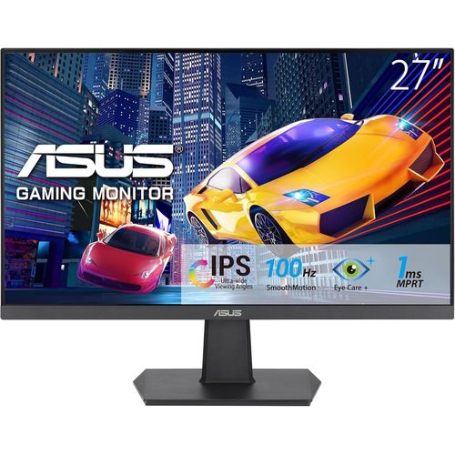 MONDODIGITALE-Va27Ehf ¿ Moniteur Gaming Eye Care 27'Full Hd (1920 X 1080), Ips, Sans, 100 Hz, Adaptive-Sync, 1Ms Mprt, Hdmi, Anti-Lumière Bleue, Anti-Scintillement, Mural