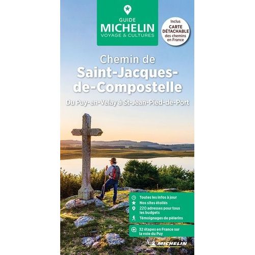 Chemin De Saint-Jacques-De-Compostelle - Du Puy-En-Velay À Saint-Jean-Pied-De-Port (1 Plan Détachable)