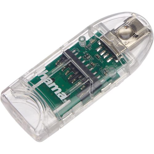 MONDODIGITALE-Lecteur Usb 2.0 ""8En1 De Cartes (Usb, Microsd/Sdhc, Sd/Sdhc, Mmc) Transparent