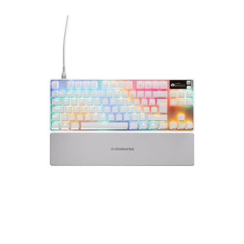Clavier gamer STEELSERIES Apex Pro TKL Gen 3 FR Blanc