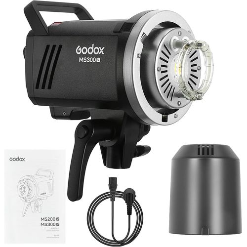 MONDODIGITALE-Ms300-V Flash De Studio 300 W, Lumière De Réglage Led Cod, Système X Sans Fil 2,4 G 5600 K Bowen Mount Monolight Avec Réflecteur Pour Photographie De Mariage Gn58