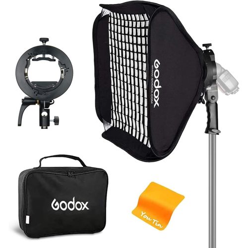 MONDODIGITALE-S2 Support De Flash 32 "X 32" 80Cmx80Cm Grille Softbox Kit Bowens Mount Pour V1 Ad400Pro Ad200Pro Ad200 V860Ii Tt685 Tt600 Tt350 Series Flash Speedlite
