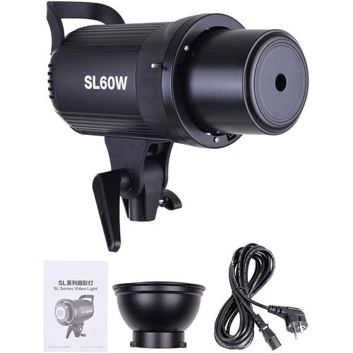 MONDODIGITALE-Sl-60W 5600K 60W Led Haute Puissance Torche Vidéo Sans Fil Avec Bowens Mount Pour Photo Studio Photographie Video Recording