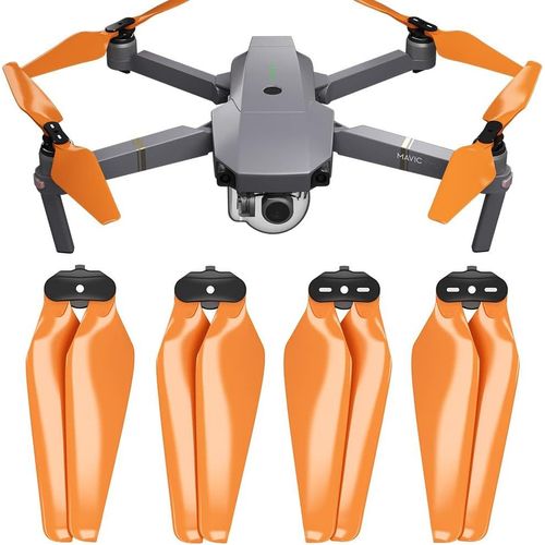 Mondodigitale-Hélices Stealth Pour Dji Mavic Pro & Platinum-Orange, 4 Pièces-Master Airscrew