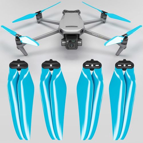 Mondodigitale-Hélices Stealth Pour Dji Mavic 3-Bleu, 4 Pièces-Master Airscrew