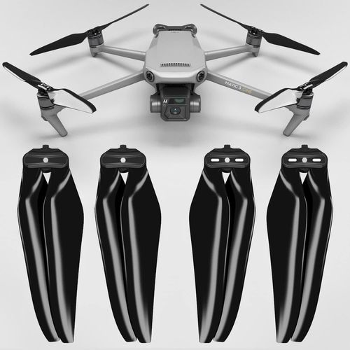Mondodigitale-Hélices Stealth Pour Dji Mavic 3-Noir, 4 Pièces-Master Airscrew