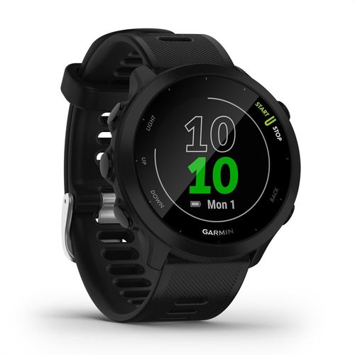 Mondodigitale-Forerunner 55 - Montre Gps Multi-Activités Running Avec Fonctions D¿Entrainement Coach Et Cardio Au Poignet ¿ Noire