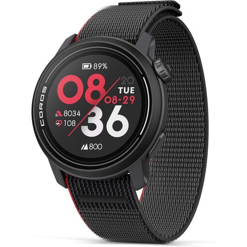 Mondodigitale-Pace 3 Montre Gps De Sport, Légère Et Confortable, 17 Jours D'autonomie, Gps Double Fréquence, Fréquence Cardiaque, Navi Ion, Suivi Du Sommeil,Course À Pied, Vélo Et Skiavec (Nylon Encr