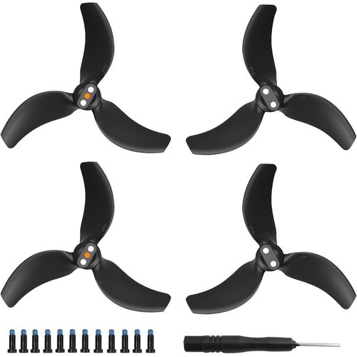 Mondodigitale-Avata 2 Hélices, 4 Pcs Drone Dji Avata 2 Hélices Avec 12 Vis & Tournevis, Dji Avata 2 Accessoires Pour Hélices Remplaçables Pour Drones, Faible Bruit & Stabilité-Bocguy