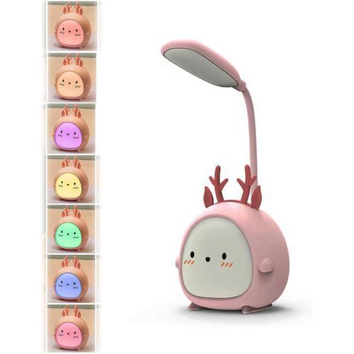 MONDODIGITALE-Mini Veilleuse À Led Portable En Forme De Cerf Antilope, Pliable, Rechargeable Par Usb, Pour Chambre À Coucher, Chambre À Coucher, Chambre À Coucher, Chambre À Coucher, Chambre D'Enfant