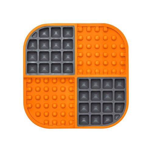 Mangeoire Pour Chien Lickimat Dog Slomo Orange Polypropylène Tpr