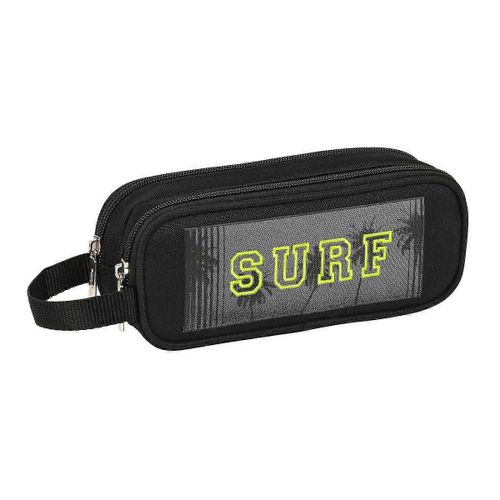 Trousse Fourre-Tout Double Safta Surf Noir (21 X 8 X 6 Cm)