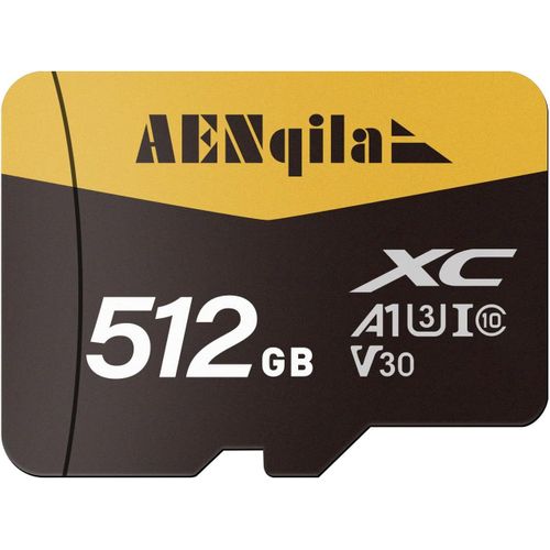 Shiba-Carte Micro Sd 512 Go, Carte Mémoire Haute, Carte Mémoire Micro Sd+ Adaptateur, V30, A2, Compatible Full-Hd Pour Smartphones[1