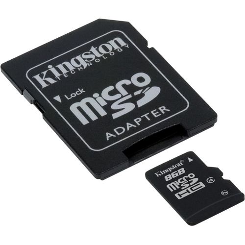 Shiba-- Sdc4/8gb - Carte Micro Sdhc 8 Go (Classe 4) - Adaptateur Sd[369]