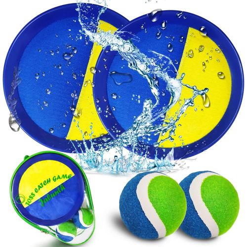 Shiba-Balle Raquette Scratch Jeux - Jouet Plage Jardin Piscine Exterieur Interieur Plein Air Parc Cour Jeu Pour 3 4 5 6 7 8 9 10 1[3