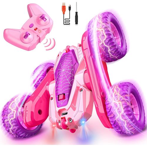 Shiba-Jouet Fille 3-10 Ans, Voiture Telecommandé Enfant Cadeau Fille,Voiture Télécommandée Monster Truck Jouet Enfant 3-8 Ans Fill[6