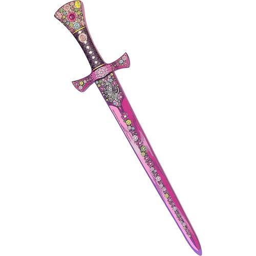 SHIBA-- Épée de Princesse Cristal pour Filles 3-8 Ans | Jouet en Mousse pour Jeu d'Imitation des Enfants avec Le Thème Médiéval Ro[1