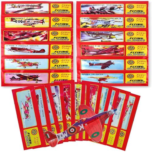 SHIBA-24 Pack Avions en Polystyrène, Avions Jouets, Avion Polystyrene Planeur Planeurs Polystyrène pour Enfants, pour Facile à Con[1