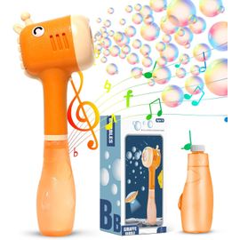 Shiba-Panacare Machine À Bulle Électrique, Jouet À Bulles Girafe 4000+ Bulles/Min Avec 290ml De Liquide Super Bulleux, Convient Po[4