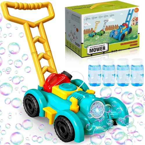 Shiba-Tondeuse À Bulles Enfant, Machine À Bulles Automatique, Poussée Tondeuse Bulle Pour Jeux Exterieur Mariage Soirées, Extérieu[1