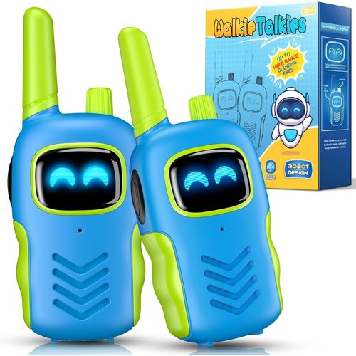 Shiba-Talkie Walkie, Jouet Enfant 3 4 5 6 7 8 9 10 11 12 Ans Cadeau Garçon 3-12 Ans Toki Walki Cadeau Anniversaire 3-12 Ans Garcon[2