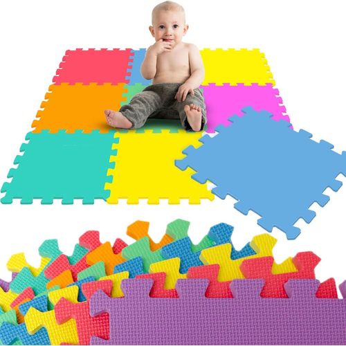 Shiba-9 Tapis De Sol Épais - Bébé Et Enfant Dès 0 Mois 30x30 Dalles Puzzle Carré En Mousse Eva[1367]