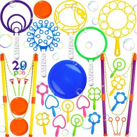 Shiba-Machine À Bulles, 28 Pièces Bulles De Savon Enfant Géante Kit, Jouet Savon À Bulles Bubble Maker, Baguette À Bulles Ensemble[5