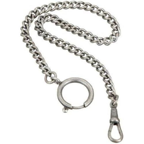 Shiba-Chaîne De Montre De Poche En Argent Vieilli Pour Toutes Les Montres De Poche Qui Ne Sont Pas Neuves, Argenté[679]
