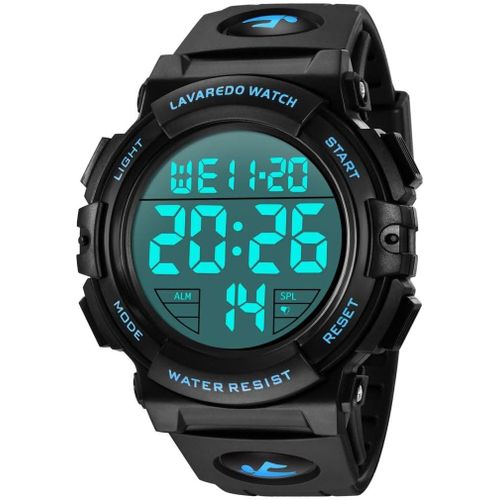 Shiba-Montre Numérique Pour Homme Montres Militaires De Sport 5atm Chronographe Extérieur Étanche Montres Militaires Pour Hommes A[7