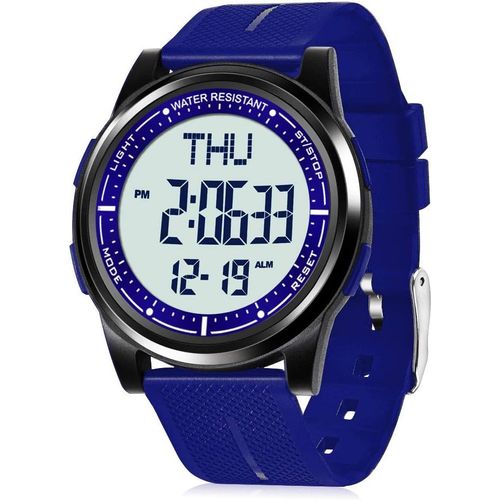 Shiba-Montre Digitale Étanche Hommes Femmes Avec Chronomètre Compte À Rebours Alarme Format 12/24 Heures, Montre Sport Ultra-Léger[6