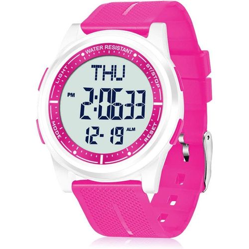 Shiba-Montre Digitale Étanche Hommes Femmes Avec Chronomètre Compte À Rebours Alarme Format 12/24 Heures, Montre Sport Ultra-Léger[7