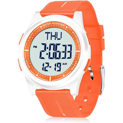 Shiba-Montre Digitale Étanche Hommes Femmes Avec Chronomètre Compte À Rebours Alarme Format 12/24 Heures, Montre Sport Ultra-Léger[6