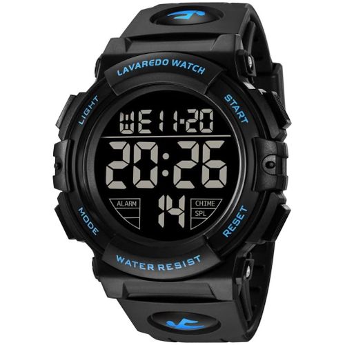 Shiba-Montre Numérique Pour Homme Montres Militaires De Sport 5atm Chronographe Extérieur Étanche Montres Militaires Pour Hommes A[7