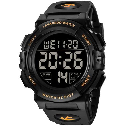 Shiba-Montre Numérique Pour Homme Montres Militaires De Sport 5atm Chronographe Extérieur Étanche Montres Militaires Pour Hommes A[7