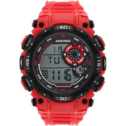 Shiba-Sport Men's Digital Chronograph Resin Strap Watch, 40/8397[359]