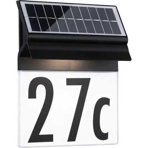 Ext Solaire Applique Numéro De Maison 0,2w 18lm 3000k Ip44 Anthracite