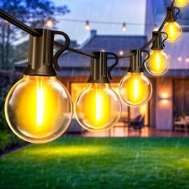 SHIBA-Guirlande Lumineuse Exterieure Guinguette 10M - Extérieur Lumières Exterieur Ampoule LED Lumiere Guirlandes Lumineuses Terra[1